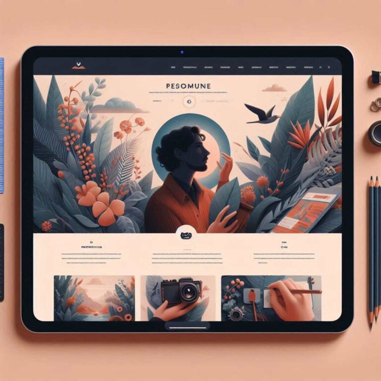 Sitio web marca personal página web personal